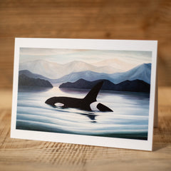 Silverlight Orca- Art Card